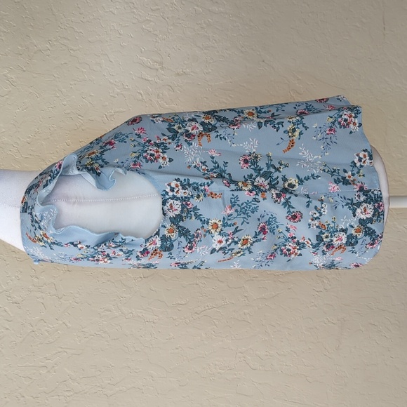 Old Navy White Button Down Cardigan Sweater & SHEIN Blue Top Bundle Size XS - Picture 9 of 12